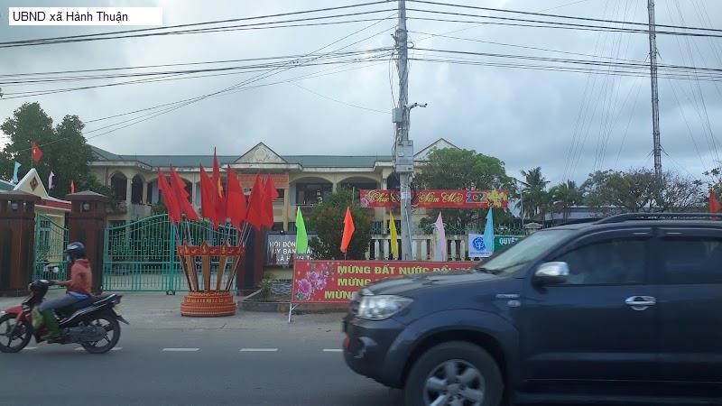 UBND xã Hành Thuận