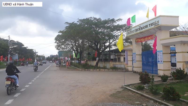 UBND xã Hành Thuận