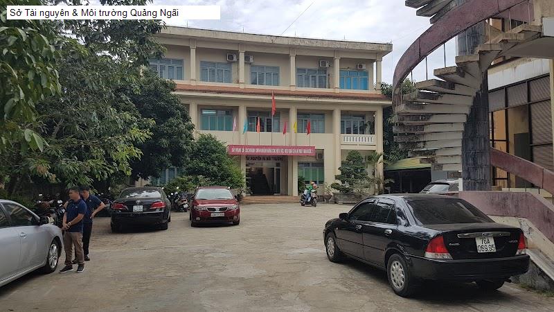 Sở Tài nguyên & Môi trường Quảng Ngãi