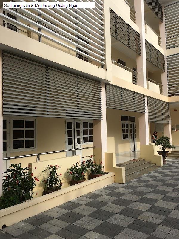 Sở Tài nguyên & Môi trường Quảng Ngãi