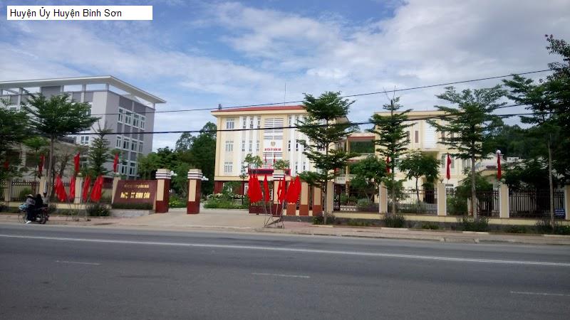 Huyện Ủy Huyện Bình Sơn