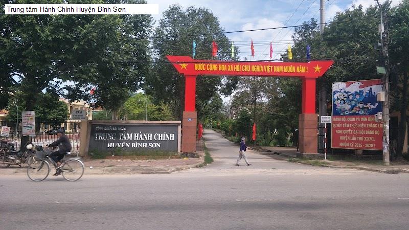 Trung tâm Hành Chính Huyện Bình Sơn
