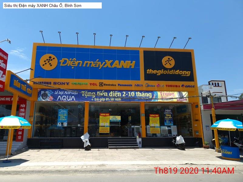 Siêu thị Điện máy XANH Châu Ố, Bình Sơn