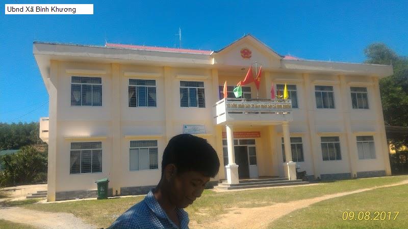 Ubnd Xã Bình Khương