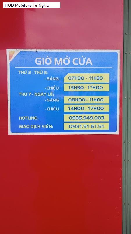 TTGD Mobifone Tư Nghĩa