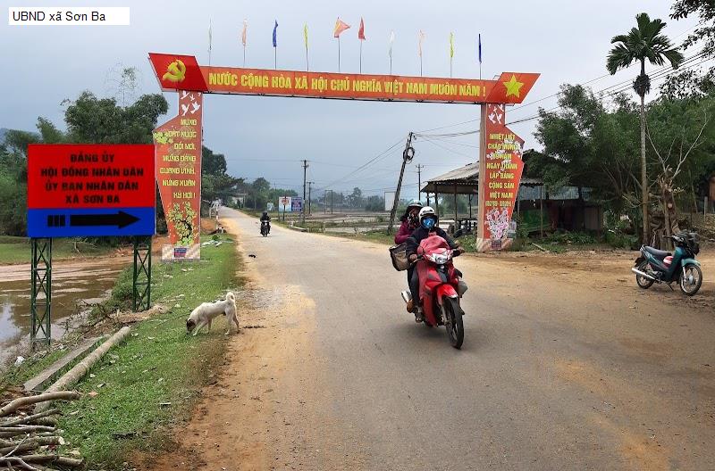 UBND xã Sơn Ba