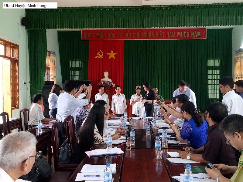 Ubnd Huyện Minh Long