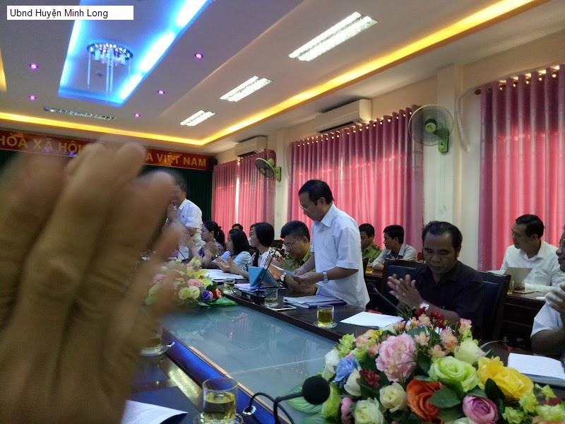 Ubnd Huyện Minh Long