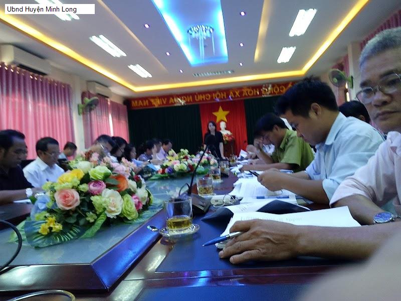 Ubnd Huyện Minh Long