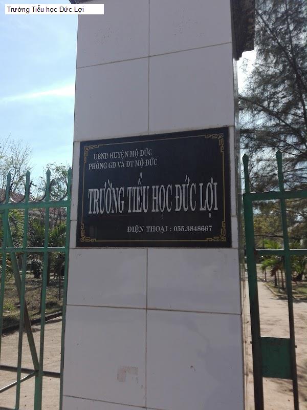 Trường Tiểu học Đức Lợi