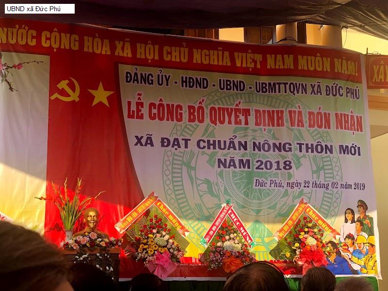 UBND xã Đức Phú