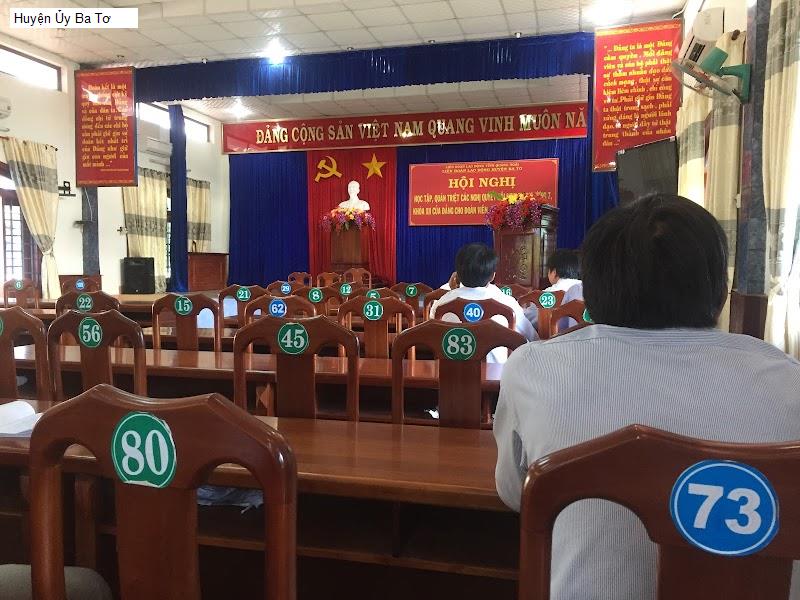 Huyện Ủy Ba Tơ
