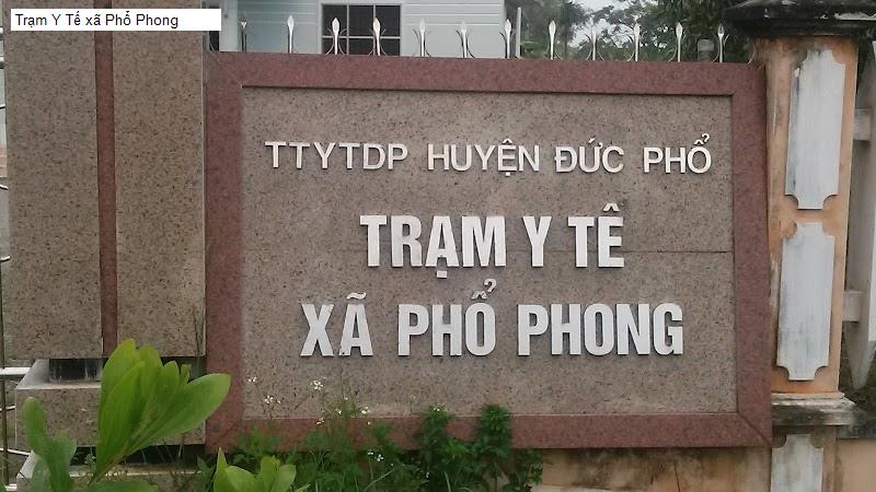 Trạm Y Tế xã Phổ Phong